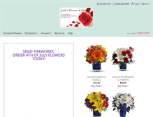 Tablet Screenshot of judysflowers.biz